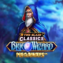 Enjoy Fire Blaze Blue Wizard Megaways by Rarestone Gaming – logo hosted on piperspins.de