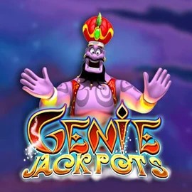 Genie Jackpots slot logo by Blueprint Gaming at PiperSpin Casino