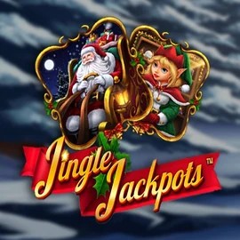 Jingle Jackpots logo by Dragon Gaming at PiperSpin Casino