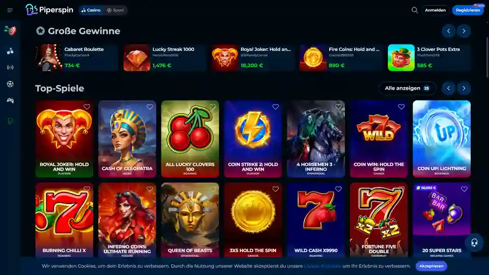 PiperSpin Casino DE