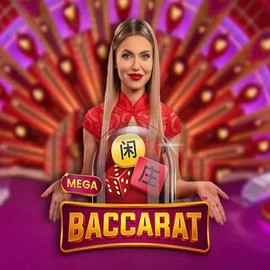 Mega Baccarat by Pragmatic Play, showcased at piperspins.de – game logo