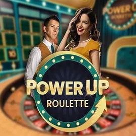 Official Live Casino logo: PowerUP Roulette by Pragmatic Play at PiperSpin Casino