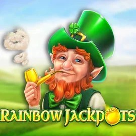 Rainbow Jackpots slot visual from Red Tiger Gaming available on piperspins.de