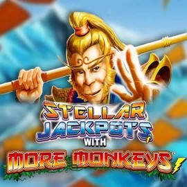Stellar Jackpots with More Monkeys logo – Jackpots by Lightning Box Game at PiperSpin Casino